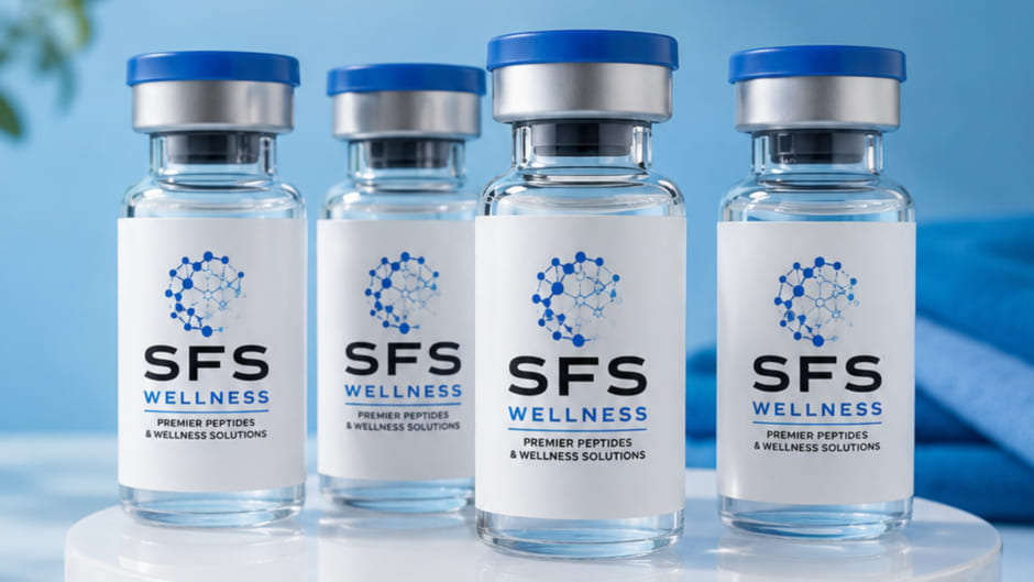 SFS Wellness peptide therapy vials