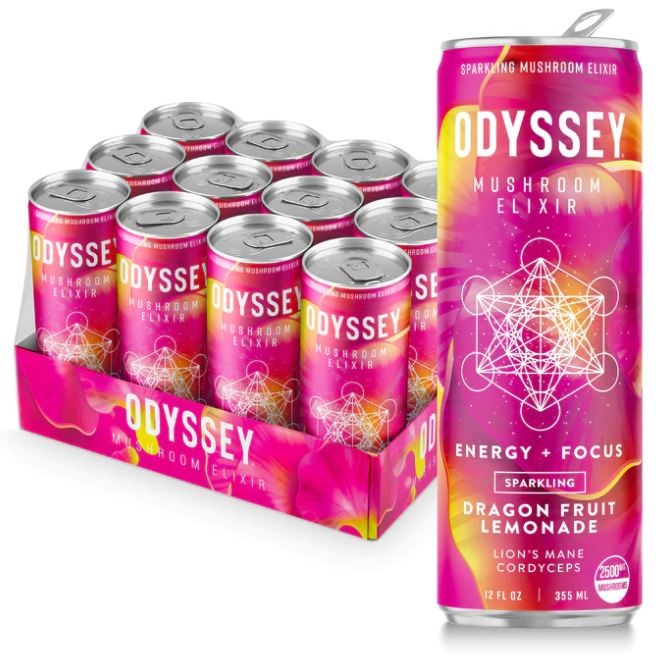 Odyssey Sparkling Water Dragon Fruit Lemonade Sanctuary Float Spa