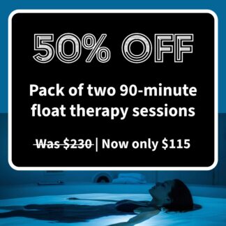 New client offer 90 float therapy two pack